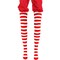 Red and White Socks - Over The Knee Striped Costume Accessories Red and White Stockings for Men, Women and Kids